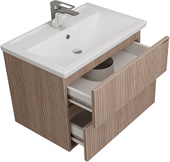 Grossman Тумба под раковину Юнит 70 подвесная кадена вуд – фотография-2